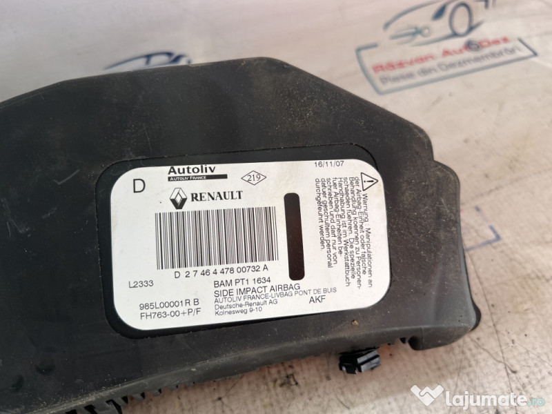 Airbag scaun dreapta fata Renault Laguna 3 2009