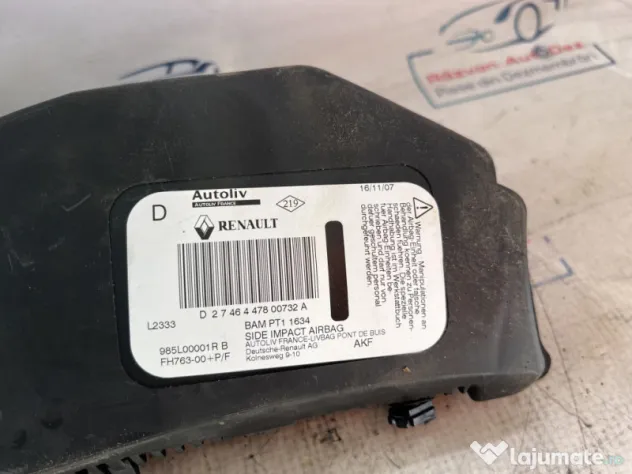 Airbag scaun dreapta fata Renault Laguna 3 2009