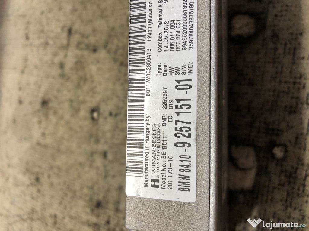 Modul bluetooth BMW X3 F25 2.0 Motorina 2015