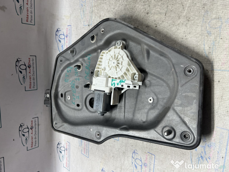 Macara geam stanga spate Skoda Superb 2 Berlina 2010