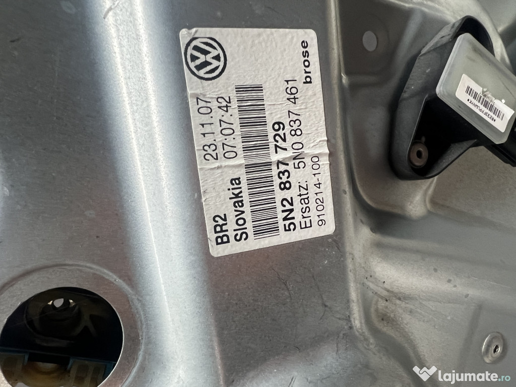 Macara geam stanga fata Volkswagen Tiguan 2008