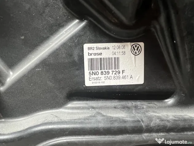 Macara geam stanga spate Volkswagen Tiguan 2008