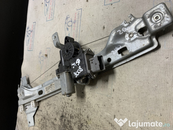 Macara geam stanga spate Peugeot 3008 - Motorina 2010