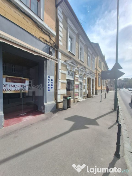 Spatiu comercial Centrul Istoric 24 mp, vitrina stradala