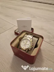 Ceas Fossil bicolor (auriu + argintiu)