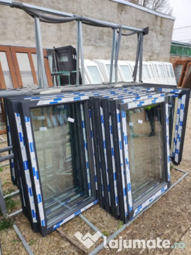 Ferestre gri antracit termopan noi super pret