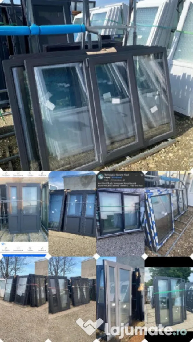 Ferestre gri antracit termopan noi super pret
