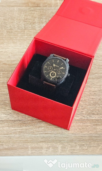 Ceas Fossil curea originala piele diametru carcasa 40mm