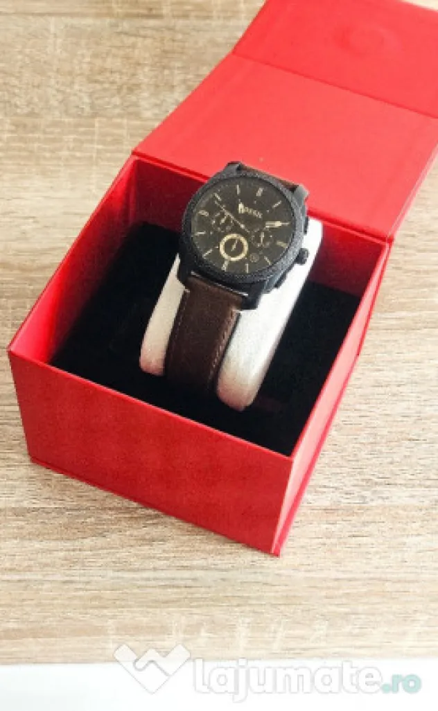 Ceas Fossil curea originala piele diametru carcasa 40mm