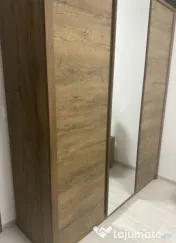 Dulap VEDDE 167x197 oglindă stejar sălbatic închis 