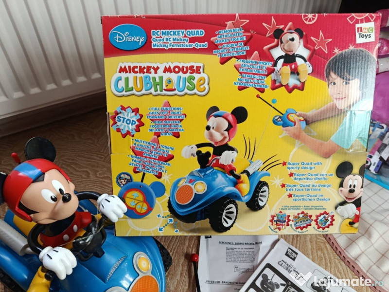 Mickey Mouse ClubHouse RC Quad Disney ATV Masinuta Telecomanda Off Roa