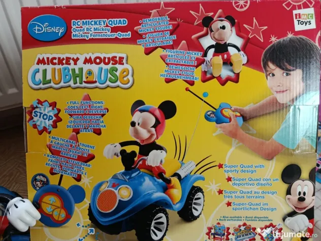 Mickey Mouse ClubHouse RC Quad Disney ATV Masinuta Telecomanda Off Roa