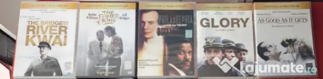 Colectie 60 DVD uri filme (35) si desene animate (25) originale