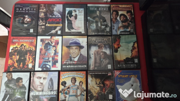 Colectie 60 DVD uri filme (35) si desene animate (25) originale