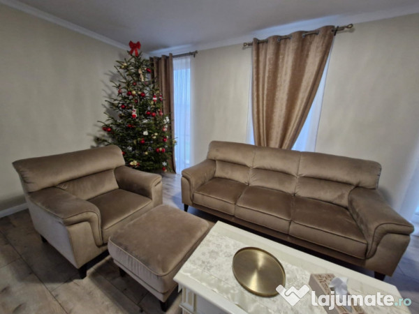Set canapea de stofă Fairen (Mobexpert)