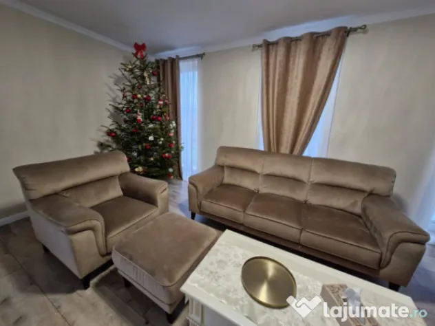 Set canapea de stofă Fairen (Mobexpert)