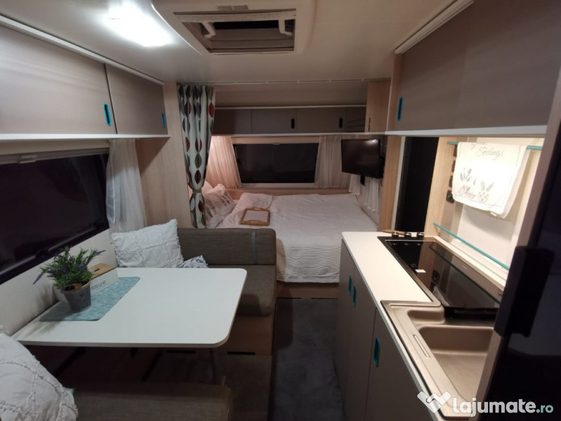 Rulotă Adria Aviva 522 PT 2017 FULL – doar camping, climă, mover
