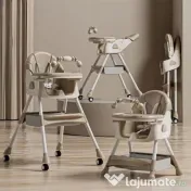 Scaun de masa si joaca pentru copii Kinderplay Bej 