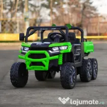 UTV electric pentru 2 copii Kinderauto X-Force 4x75W 24V Green