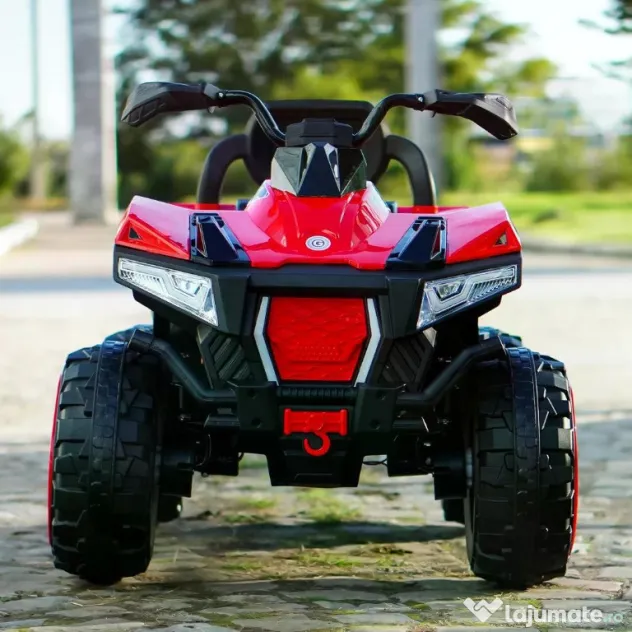 ATV electric pt. 2 copii 4x4 Kinderauto SuperOffroad V2, 4x45W 12V RED