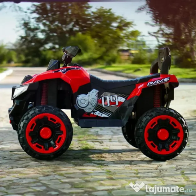 ATV electric pt. 2 copii 4x4 Kinderauto SuperOffroad V2, 4x45W 12V RED