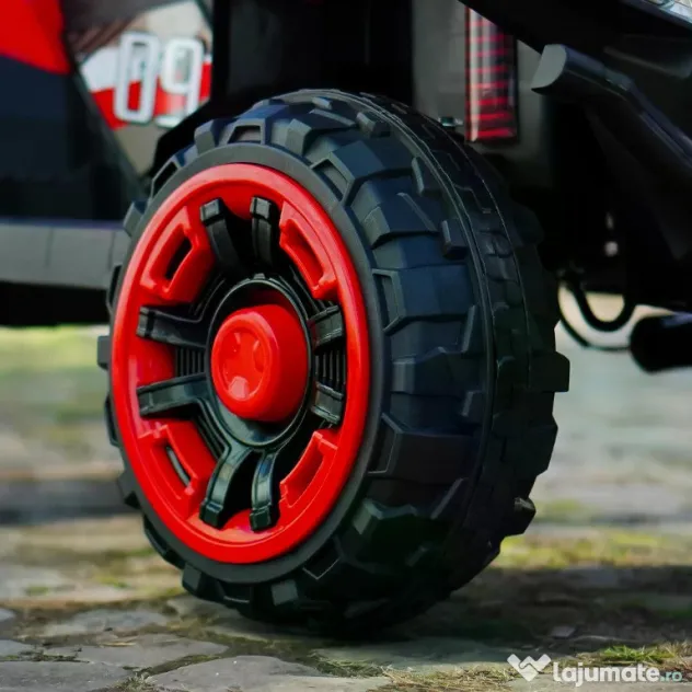 ATV electric pt. 2 copii 4x4 Kinderauto SuperOffroad V2, 4x45W 12V RED