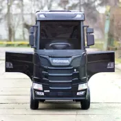 Camion electric pt. copii SCANIA R-SERIES 4x45W 12V 14Ah Black 