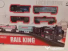 Trenuleț Electric Rail King (19 piese) – Stare Perfectă + VIDEO Funcționare