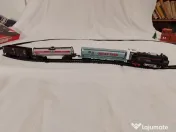Trenuleț Electric Rail King (19 piese) – Stare Perfectă + VIDEO Funcționare