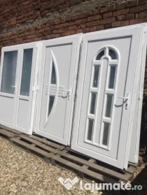 Usi termopan cu panel ornamental-vitraliu-pictata etc