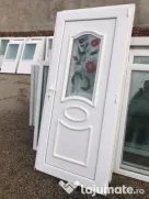 Usi termopan cu panel ornamental-vitraliu-pictata etc