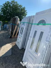 Usi termopan cu panel ornamental-vitraliu-pictata etc 