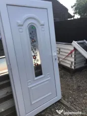 Usi termopan cu panel ornamental-vitraliu-pictata etc 