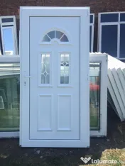 Usi termopan cu panel ornamental-vitraliu-pictata etc 