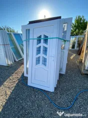 Usi termopan cu panel ornamental-vitraliu-pictata etc 