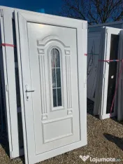 Usi termopan cu panel ornamental-vitraliu-pictata etc 