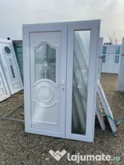 Usi termopan cu panel ornamental-vitraliu-pictata etc 