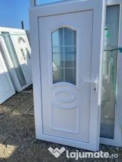 Usi termopan cu panel ornamental-vitraliu-pictata etc 