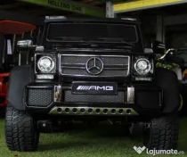 Masina Mercedes G63 6x6 cu Scaun tapitat + Scaun adulti