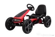 Masinuta GO cu pedale pentru copii de la Mercedes #Rosu