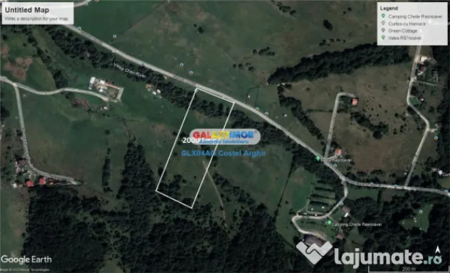 Vindem teren 20000 mp Cheile Rasnoavei - Brasov , pentru cas