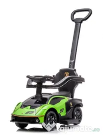 Masinuta premergator pt. copii 2 in 1, Lamborghini Essenza SCV12 Green