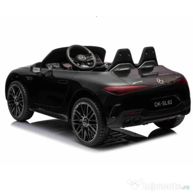Masinuta electrica pentru 2 copii Mercedes SL63, 4x 40W, 12V 10Ah
