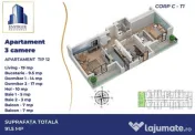 EnVogue Residence, Apartament 3 camere 