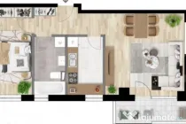 Apartament 2 camere decomandate, 53mp, constructie noua, zon