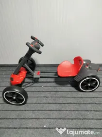 Go Kart electric pentru copii Kinderauto KT-001 45W pliabil RC BT #RED