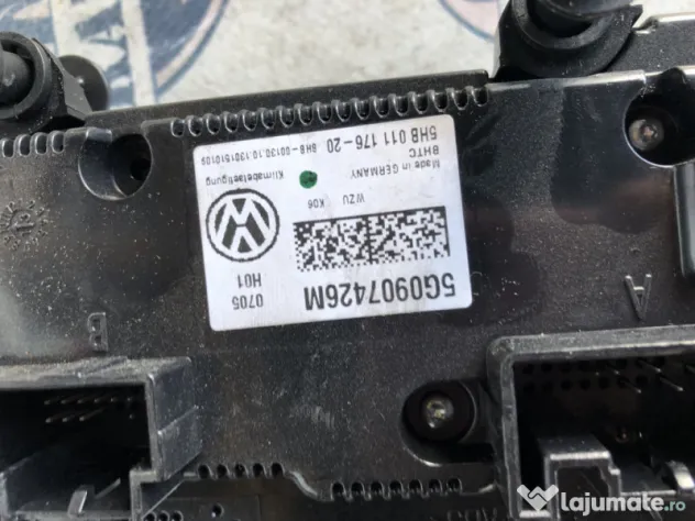 Panou comanda clima Volkswagen Golf 7 2013