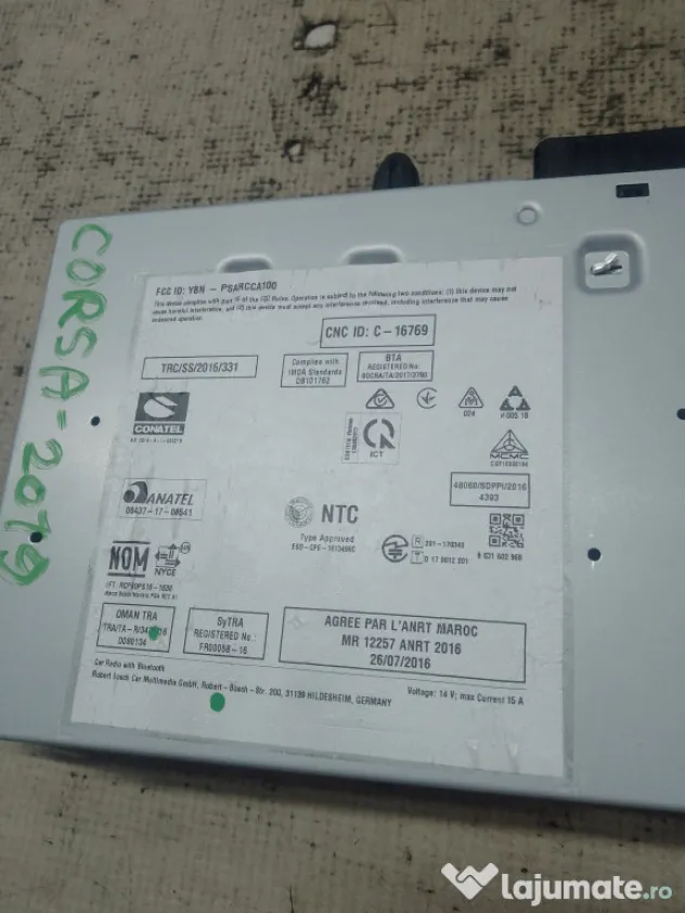 Unitate Multimedia Opel Corsa F 1.2 Benzina 2019