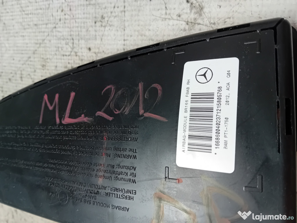 Airbag scaun dreapta fata Mercedes ML 2012