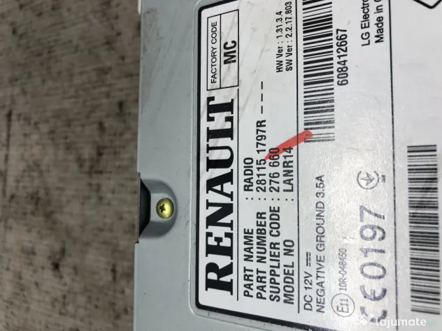 Unitate Multimedia Renault Megane 4 1.5 Motorina 2016
